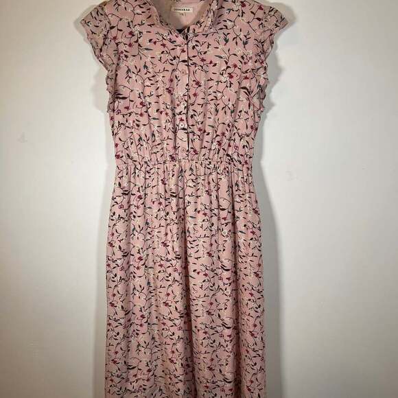 JessaKae Floral Cap Sleeve Dress size Sm - Picture 2 of 8